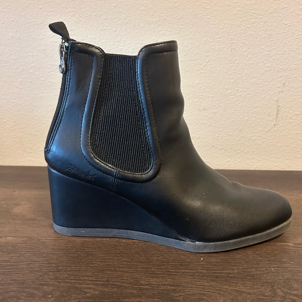 Blowfish Praline Wedge Boots